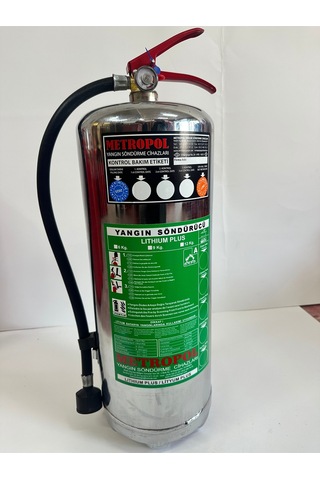 12 Kg Lıtyum Plus Elektrıklı Araç Yangın Söndürücü Dört Yıl Garantılı