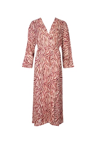 Aubade Beach Walk Kimono, Uzun Kollu, Derin Dekolteli, Hafif Plaj Üstlüğü Pembe