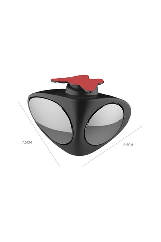 Yunboo 3r-046 Siyah Sağ Tekerlek Aracı Yardımcı Ayna, Kör Noktaları Engelle, Geniş Açı Görüş, Kolay Kurulum, Tüm Araçlar İçin Evrensel