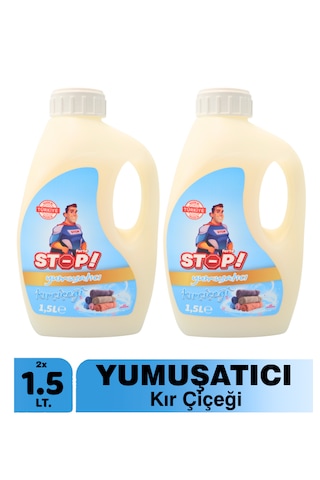Stop Forte 2'li Çamaşır Yumuşatıcı 1.5 Litre Kır Çiçeği