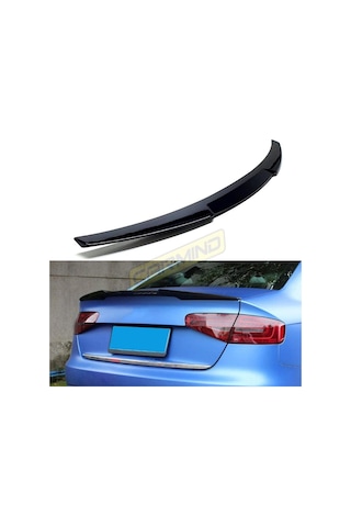 Audi A4 B8.5 Bagaj Üstü M4 Spoiler Piano Black 2013-2016