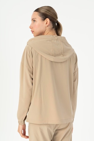 Maraton Comfort Kadın Kapüşonlu Açık Vizon Tracktop Vizon