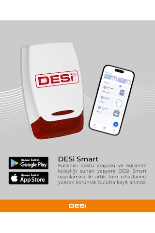 Desi Midline Smart Akıllı Alarm Sistemi + Keypad Wifi-bluetooth