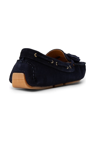Deery Kadın Hakiki Süet Lacivert Püsküllü Loafer - Dl506zlcvc01
