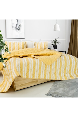 Schafer Home İnfinity Çift Kişilik Complete Set 4 Parça-hardal Hardal