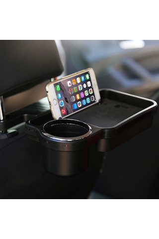 Cbtx 3r-2132 Araba Koltuğu Saklama Tepsisi Çok Fonksiyonlu Oto Arka Koltuk Organizatör Tutucu İçecek Yiyecek Bardak Tepsisi