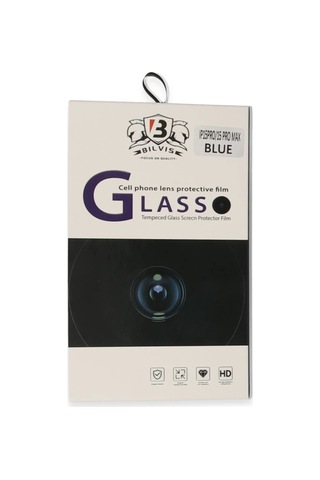 En-cag Apple Uyumlu iPhone 15 Pro Max Uyumlu Bilvis Titan Kamera Lens - Lacivert Bss