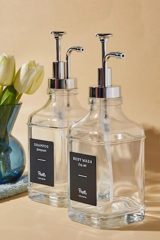 Perotti 16967 Pablo Silver 2li 500ml Sıvı Sabunluk Şeffaf
