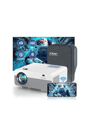 Yaber Pro Y9 15000Lümen 450 Ansı 1080P 5G Wifi Bluetooth Projektör