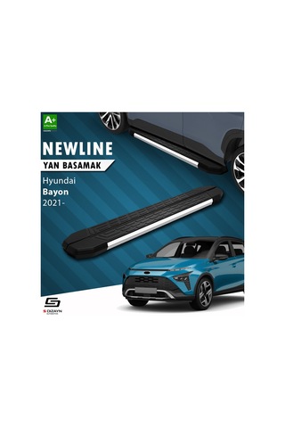 S-dizayn Hyundai Bayon Newline Krom Yan Basamak 173 Cm 2021-2024 A+ Kalite