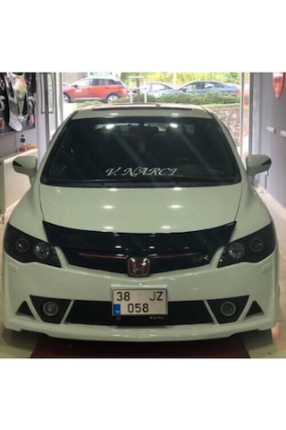 Honda Civic Fd6 Kaput Rüzgarlığı Kaput Koruma 3.2 Mm Kalın Plastik