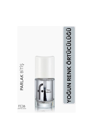 Flormar Full Color Ekstra Yoğun Renkli Parlak Oje FC36 Crsytal Glam