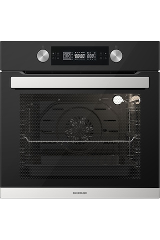 Silverline BO6505B01 - CS5429B01 - 3420 Classy 60 Siyah Cam Ankastre Set