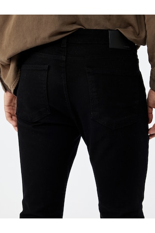 Koton Pamuklu Normal Bel Slim Fit Jean Pantolon - Brad Jean Siyah 6wam40023nd Siyah