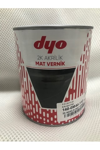 Dyo 2K Akralik Mat Vernik 1 Lt Dyo 2K Akralik Mat Vernik 1 Lt
