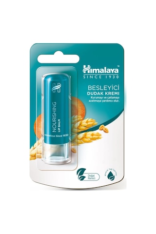 Himalaya Besleyici Dudak Kremi, Lip Balm, Buğday Tohumu Yağı, Nemlendirici,%100 Doğal Renk, Silikon İçermez, 4,5 Gr