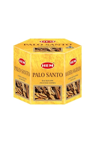 Hem Tütsü Geri Akış Şelale Palo Santo Ağacı Kokulu 40 Konik Tütsü - Palo Santo Backflow Incense Cones