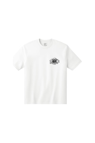 Vans Hot Lines Ss Tee Erkek Beyaz T-shirt - Vn000syb