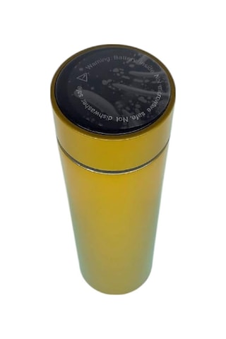 Kişiselleştirilebilir Dereceli Termos 05 Lt Sarı Renk Sarı