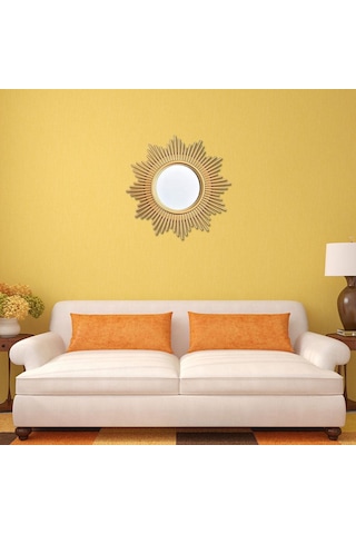 Suntek Magideal İskandinav Duvar Aynası Altın Çerçeve Koridor A