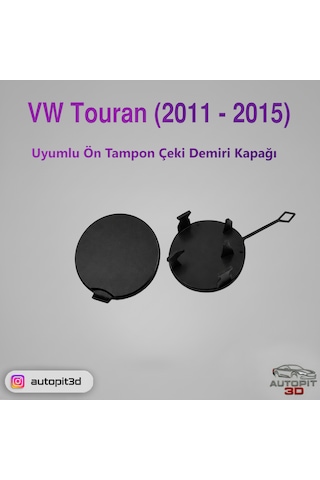 Vw Touran 2011-2015 Uyumlu Ön Tampon Çeki Demiri Kapağı