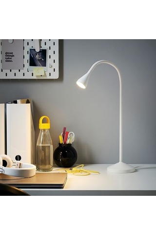 Ikea Nävlınge Çalışma Lambası, Beyaz, 52 Cm