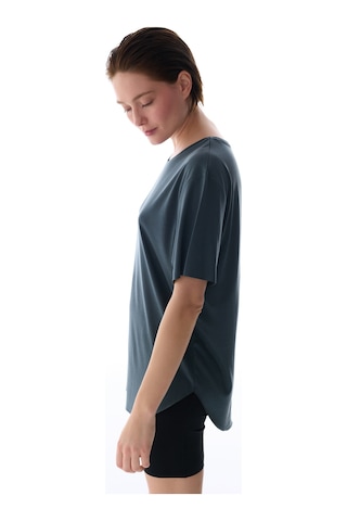 Penti Gri Bisiklet Yaka Oversize Modal T-Shirt