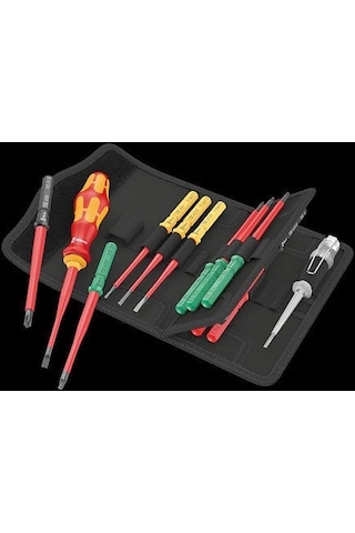 Wera Kraftform Kompact Vde 16+1 Tornavida Takımı Ekstra İnce 05006608001