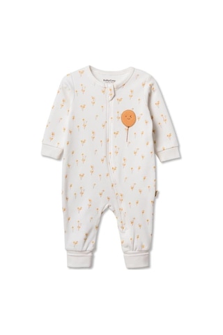 Babycosy Organic Wear Bebek Tulum %100 Organik Pamuk , Bebek - Yenidoğan- Csy3061 Ekru