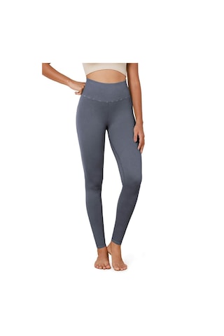 Kadın Yüksek Bel Fitilli Esnek Spor Tayt 4117 001