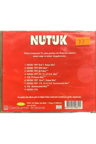 Plak Değildir Cd Dir Cd Nutuk 1997 Cd