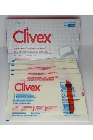 Steril Poliüretan Hazır Pansuman Örtü Pad 9cm 15m 25 Li C6115p