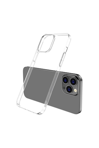 Apple Uyumlu iPhone 15 Pro İle Kılıf Şeffaf Sararmayan Sert Tpu Hassas Buton Telefon Kılıfı Kapak