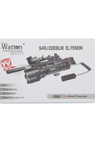 Güçlü At Uyumlu Şarjlı Fener Wt-149