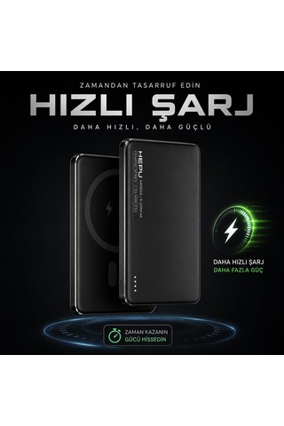 Lexroo Hp-ap06 Armor Series 5.000 Mah Kablosuz Powerbank - Qualcomm Quick Charge 3.0 & Type-c Çok Renkli