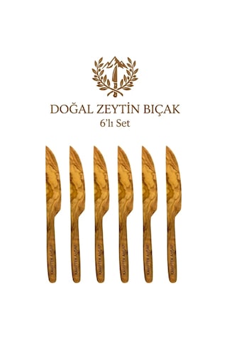 Doğal Zeytin Ağacı Tereyağı Bıçağı 17 Cm - El Yapımı Ahşap Sürülebilir Kahvaltı Bıçağı Doğal Kamp Ev Masa Sofra Piknik Kahverengi6