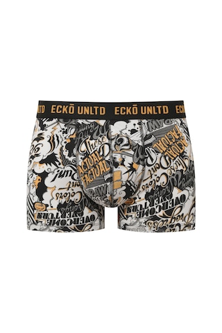 U.S. Polo Assn. Ecko Sarı - Siyah - Baskılı 3'lü Boxer Sarı - Siyah - Baskılı