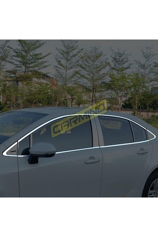 Toyota Corolla Uyumlu Krom Cam Çerçevesi Set 2019 Sonrası 12 Parça