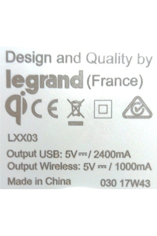 Legrand Raventi Kablosuz Şarj + Usb Şarj Prizi Prizi