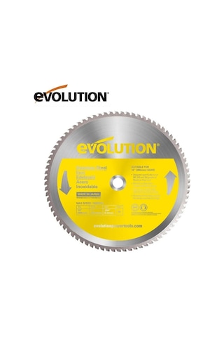Evolution S355tct-90cs Paslanmaz Çelik Daire Testere Bıçağı, 355mm