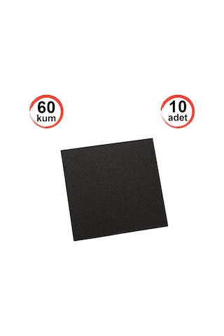 Kağıt Zımpara Su Zımparası 23 28 Cm 60 Kum 10 Adet