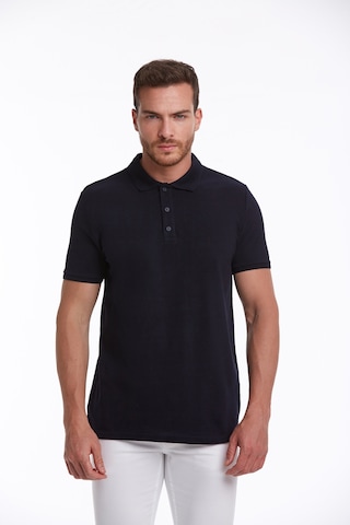 Hatemoğlu 530814658 Regular Fit Pamuk Polo Yaka Erkek Tişört Lacivert
