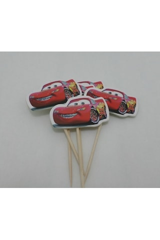 Cars Arabalar Şimşek Mcqueen 8 Kişilik 11 Parça Doğum Günü Set