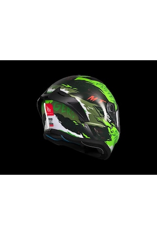 Mt Helmets Mt Stınger Ardent C6 Motosiklet Kaskı Siyah Yeşil