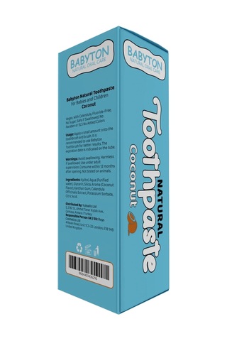 Babyton Organik Doğal Hindistan Cevizi Aromalı Diş Macunu 50 G