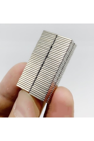 Dikdörtgen Neodyum Mıknatıs 10x5x1,5 mm (10 Adet)