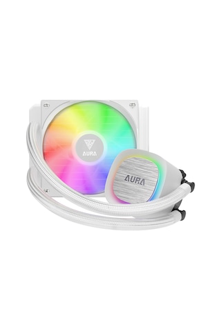 Gamdıas Aura Gl120 V2 Wh, White Edition, 120mm, Rgb, 1 Fanlı, Cpu Sıvı Soğutma Tek Renk