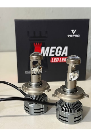 Yenilzd H4 Mercekli Mega Led Farled Zenon 75w 20.000 Lümen Garant
