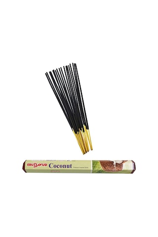 3 Paket 20 Çubuklu Tütsü Jasmine - Coconut - Vanilla - Kayık Hediyeli