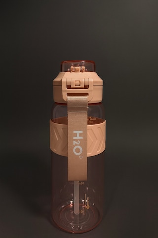 H2o - Kilitli Kapaklı Tritan Suluk 1000 Ml Bpa İçermez, Sızdırmaz, Dayanıklı Spor Ve Günlük Matara Pembe